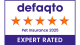 defaqto expert rated five star pet insurance 2025